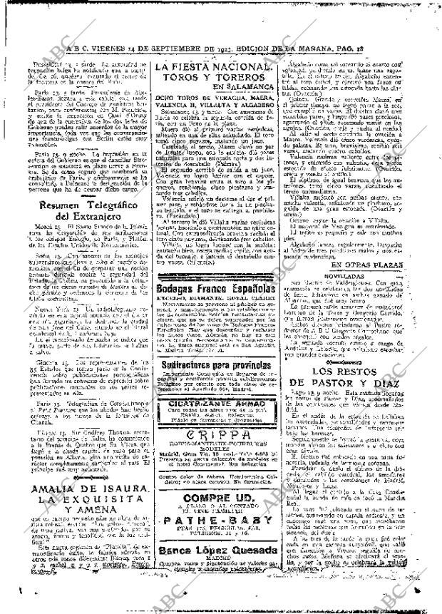 ABC MADRID 14-09-1923 página 18