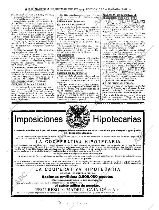 ABC MADRID 18-09-1923 página 10