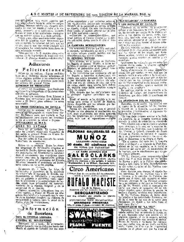 ABC MADRID 18-09-1923 página 14