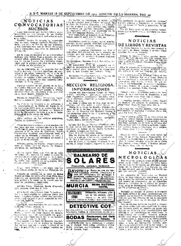 ABC MADRID 18-09-1923 página 22