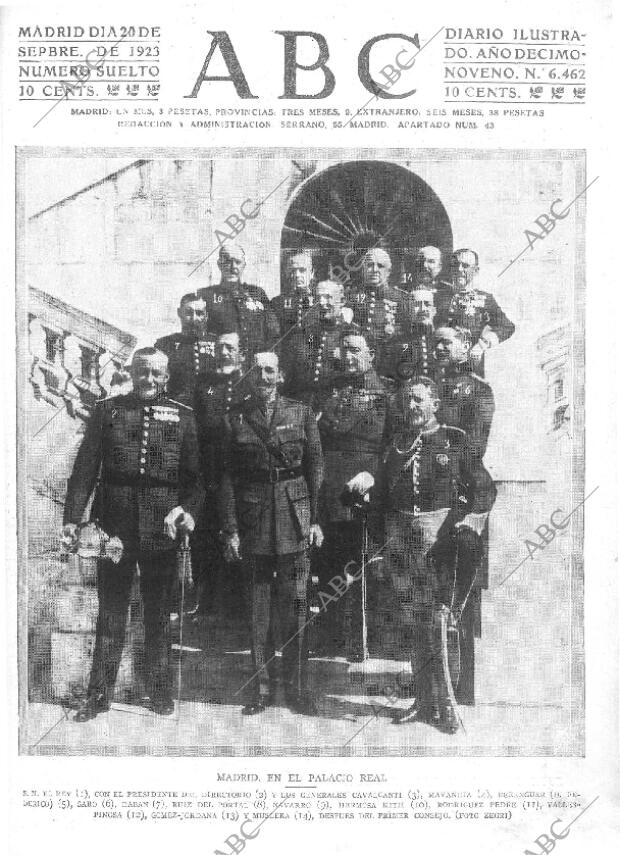 ABC MADRID 20-09-1923 página 1