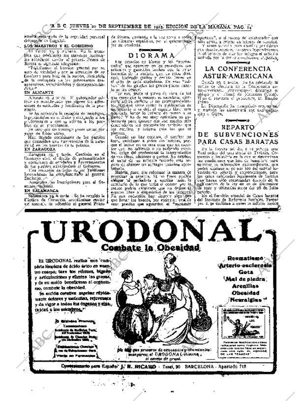 ABC MADRID 20-09-1923 página 14