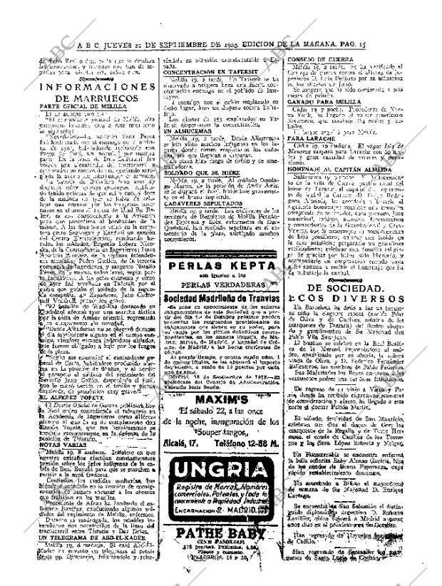 ABC MADRID 20-09-1923 página 15