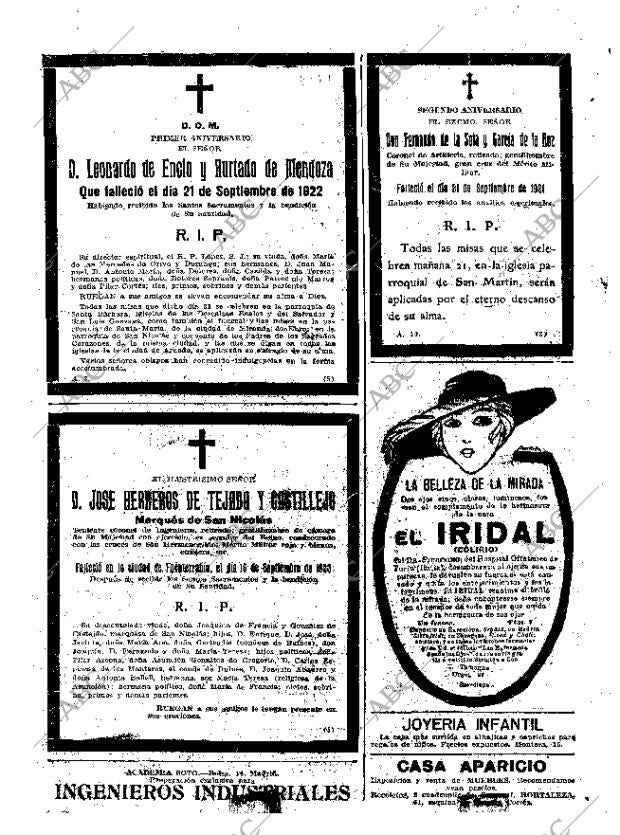ABC MADRID 20-09-1923 página 28