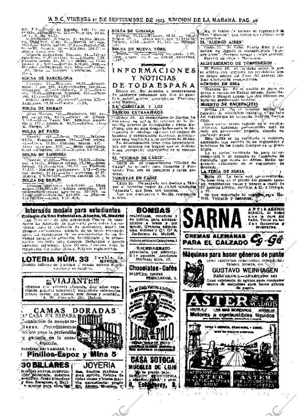 ABC MADRID 21-09-1923 página 20