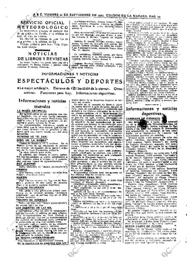ABC MADRID 21-09-1923 página 22