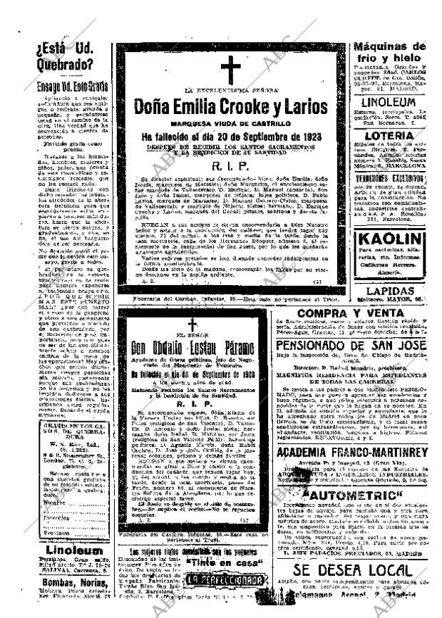 ABC MADRID 21-09-1923 página 26