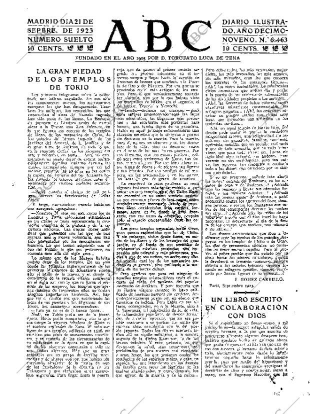 ABC MADRID 21-09-1923 página 3