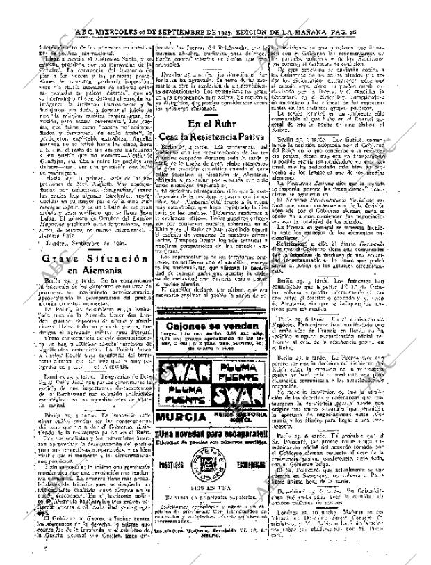 ABC MADRID 26-09-1923 página 16