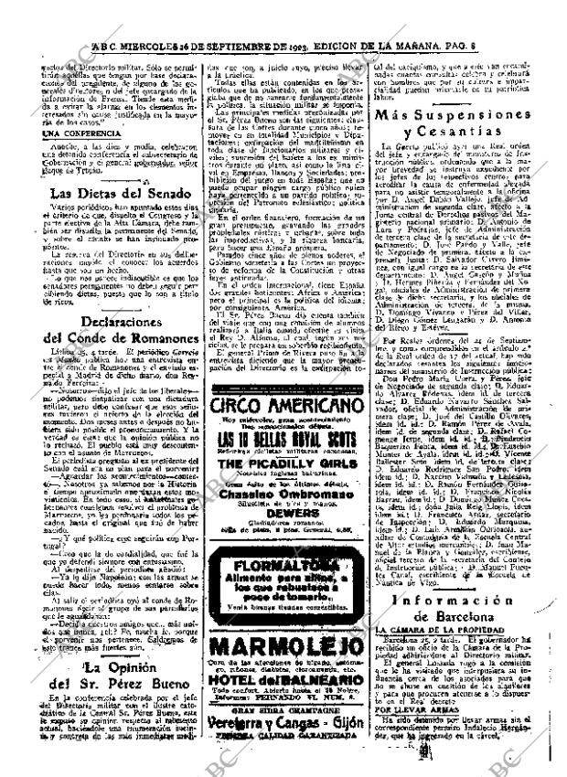 ABC MADRID 26-09-1923 página 8