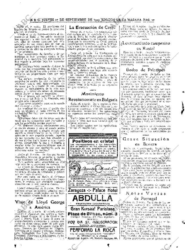 ABC MADRID 27-09-1923 página 20