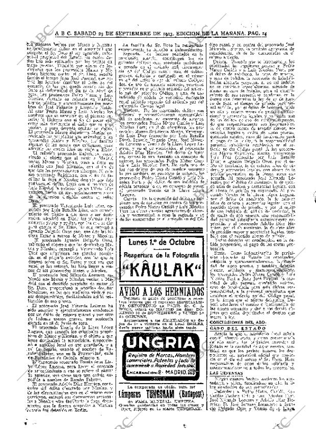 ABC MADRID 29-09-1923 página 14