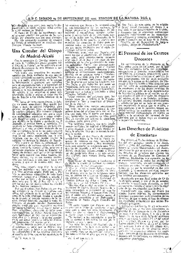 ABC MADRID 29-09-1923 página 9