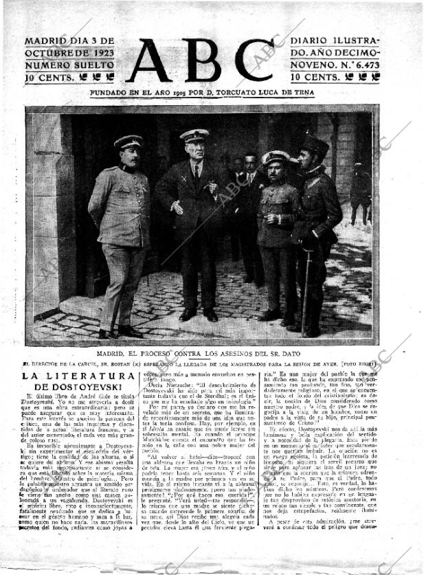 ABC MADRID 03-10-1923 página 1