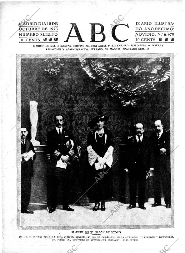 ABC MADRID 10-10-1923 página 1