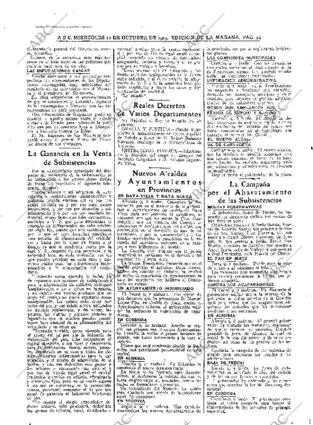 ABC MADRID 10-10-1923 página 10