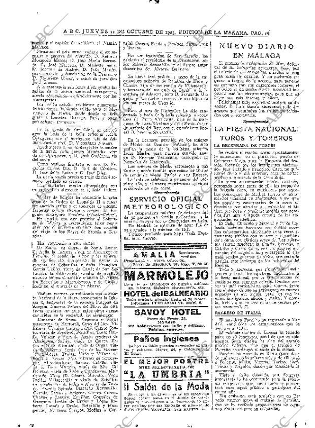 ABC MADRID 11-10-1923 página 16