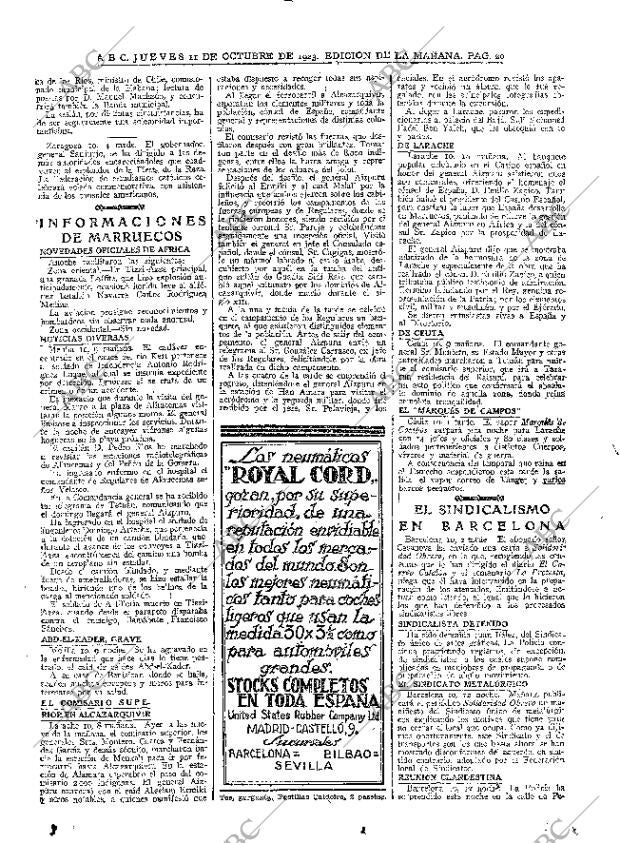 ABC MADRID 11-10-1923 página 20