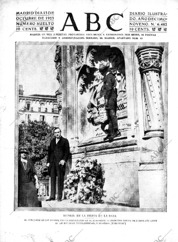 ABC MADRID 13-10-1923 página 1