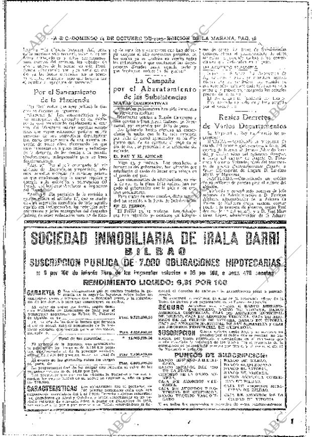 ABC MADRID 14-10-1923 página 18