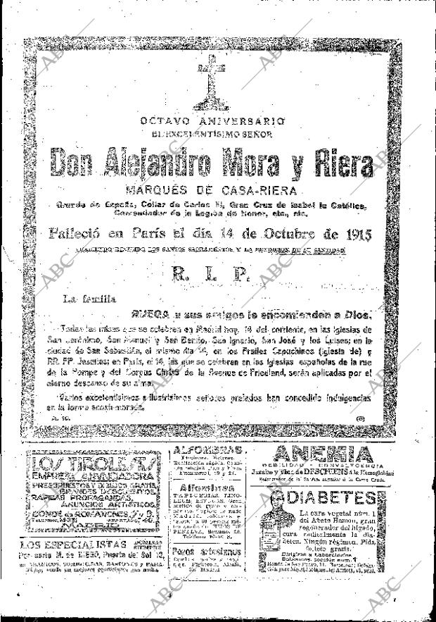 ABC MADRID 14-10-1923 página 45