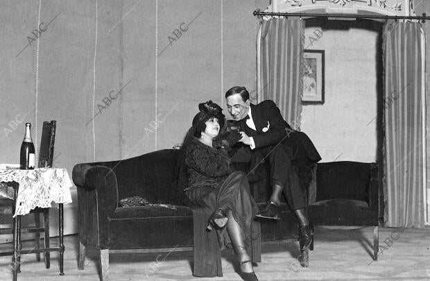 Una escena de la obra de Lepina, "arcadio Es Feliz", que se estrena hoy