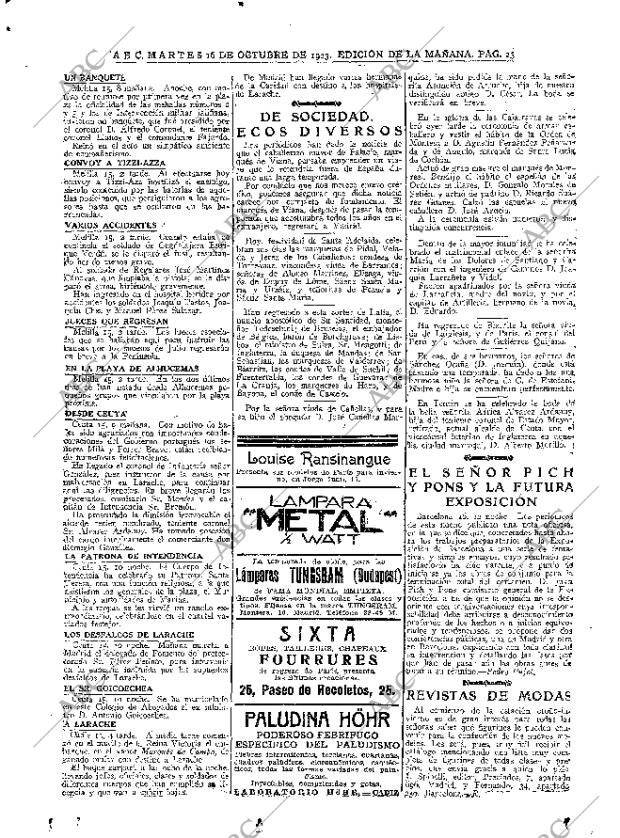 ABC MADRID 16-10-1923 página 23
