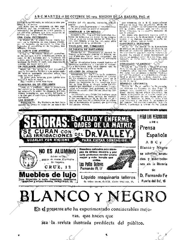 ABC MADRID 16-10-1923 página 26
