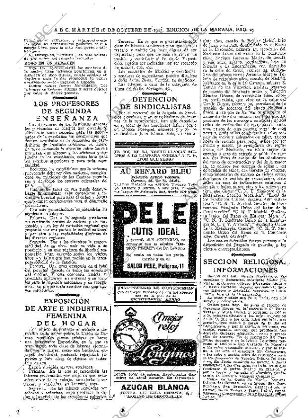 ABC MADRID 16-10-1923 página 27