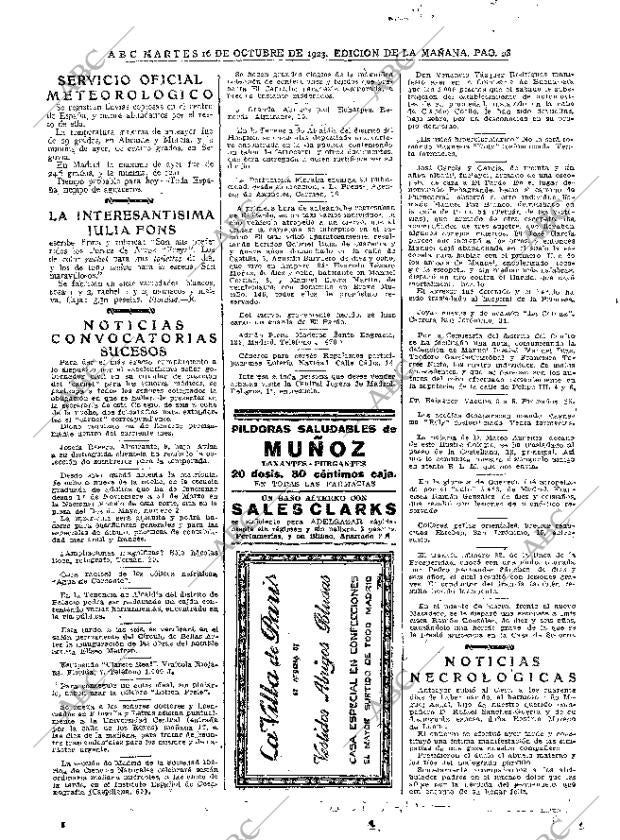 ABC MADRID 16-10-1923 página 28