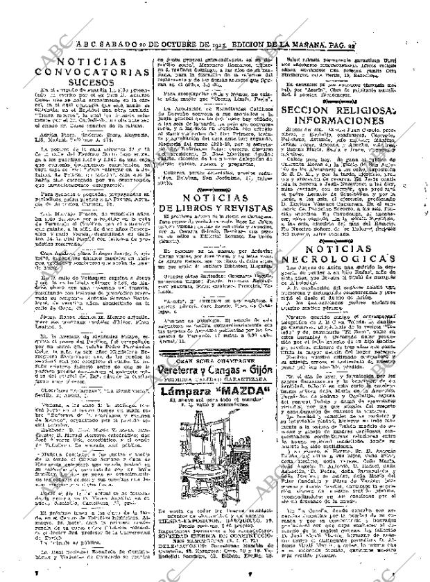 ABC MADRID 20-10-1923 página 22