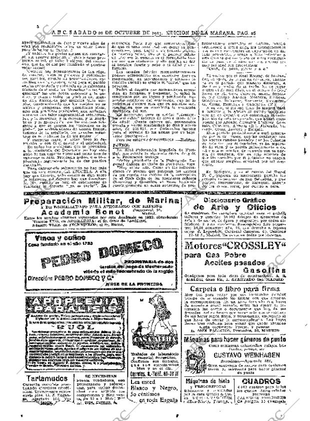 ABC MADRID 20-10-1923 página 26