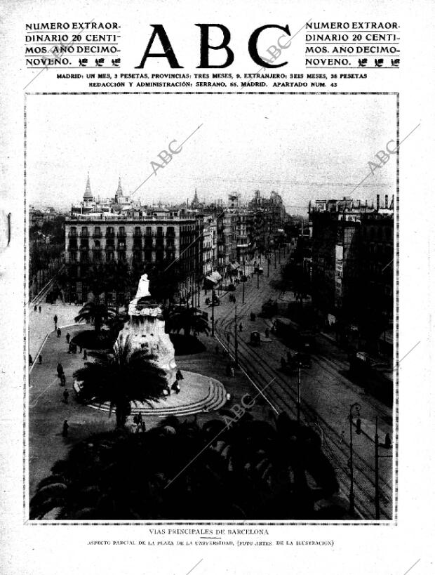ABC MADRID 21-10-1923 página 1