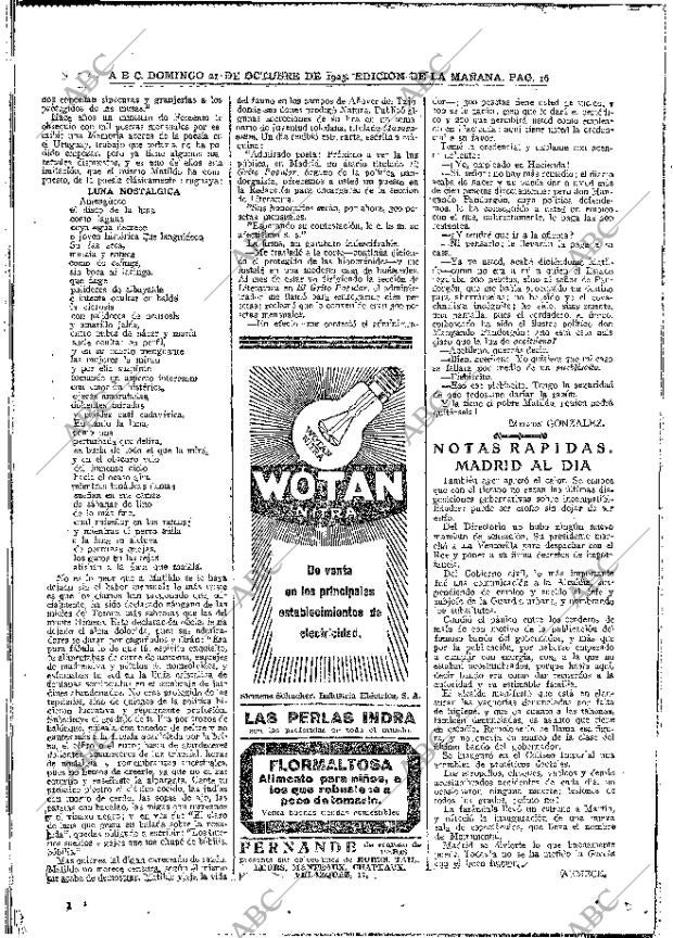 ABC MADRID 21-10-1923 página 16