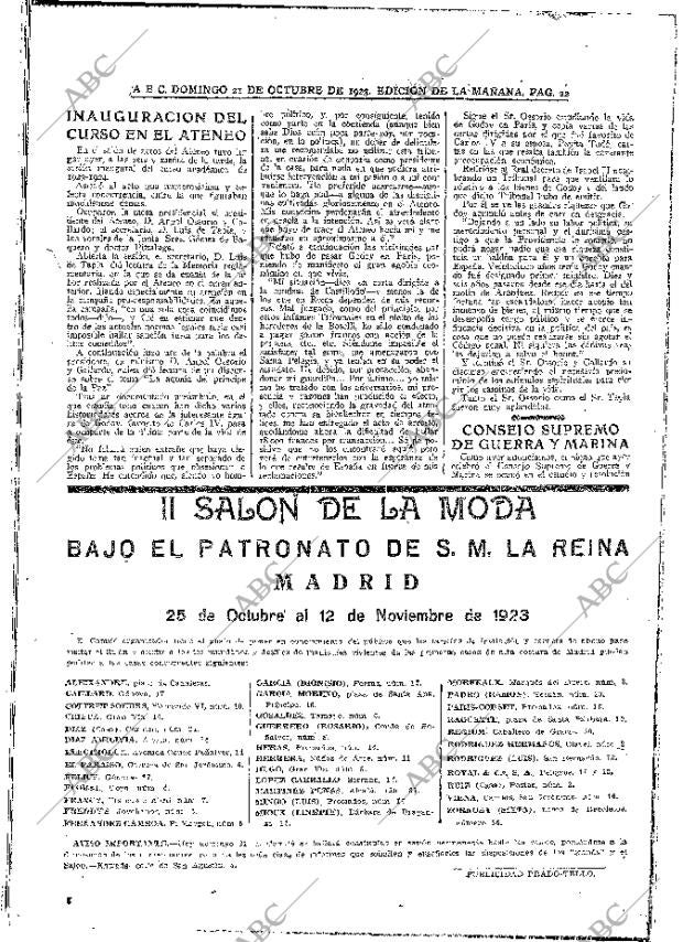ABC MADRID 21-10-1923 página 22