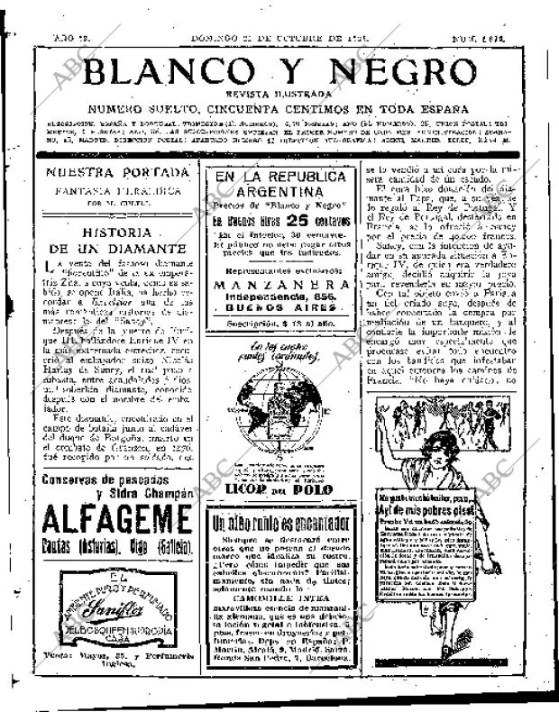 BLANCO Y NEGRO MADRID 21-10-1923 página 3