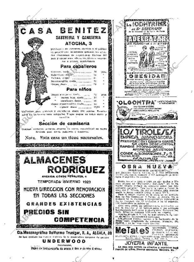 ABC MADRID 26-10-1923 página 36