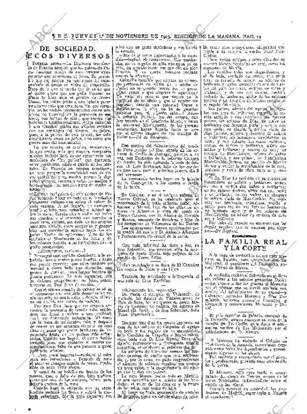 ABC MADRID 01-11-1923 página 14