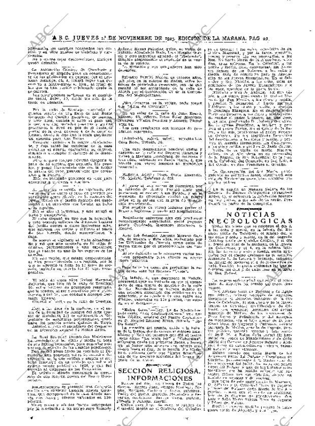 ABC MADRID 01-11-1923 página 22