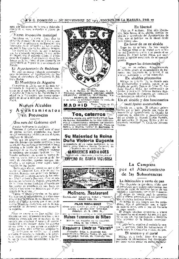 ABC MADRID 11-11-1923 página 17