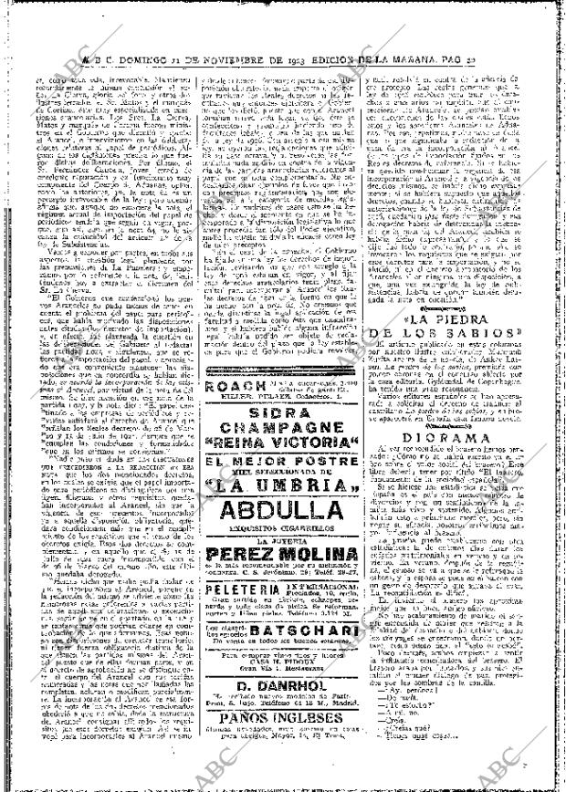 ABC MADRID 11-11-1923 página 20
