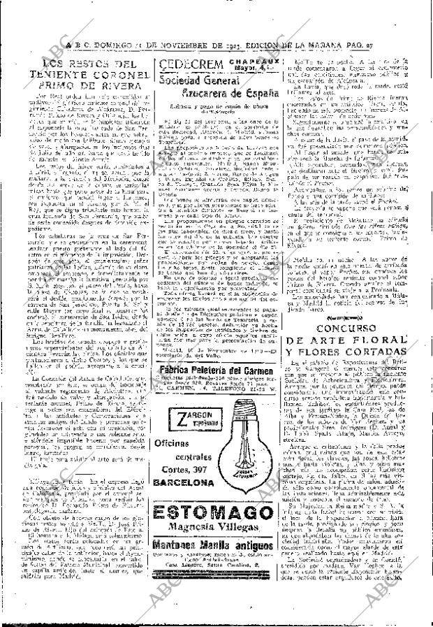 ABC MADRID 11-11-1923 página 27
