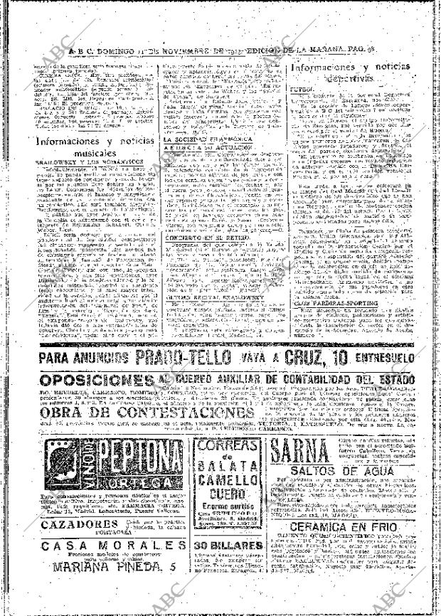 ABC MADRID 11-11-1923 página 38