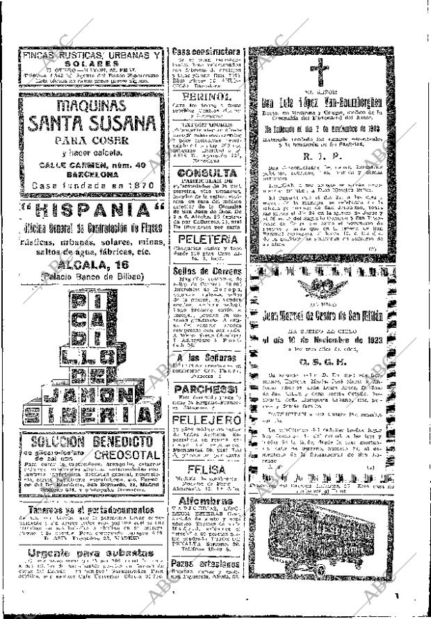 ABC MADRID 11-11-1923 página 45