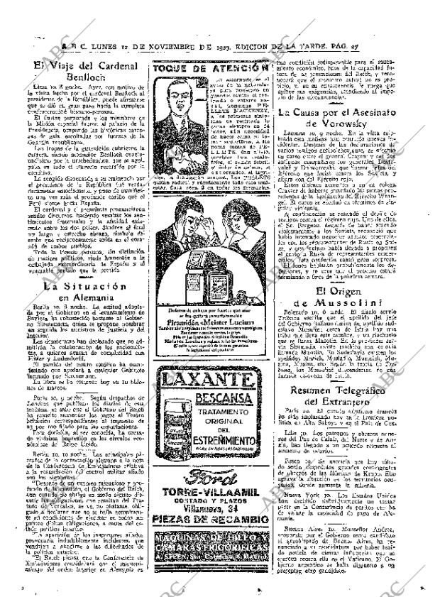 ABC MADRID 12-11-1923 página 27