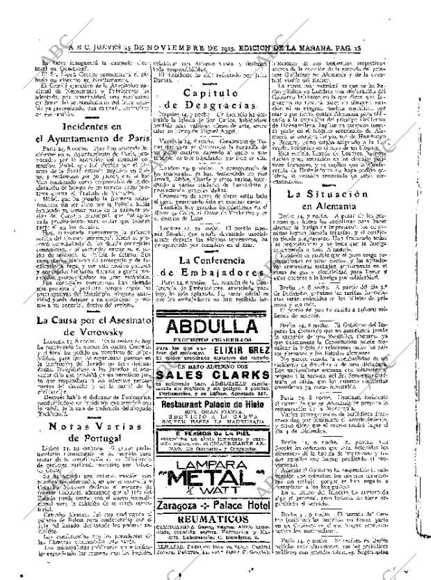 ABC MADRID 15-11-1923 página 18