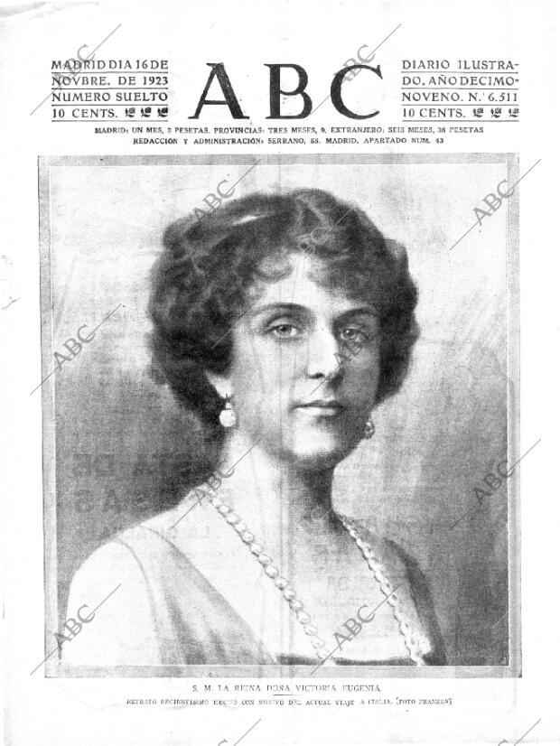 ABC MADRID 16-11-1923 página 1