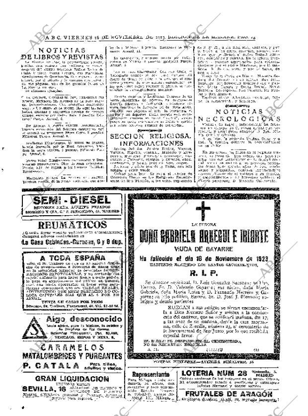 ABC MADRID 16-11-1923 página 23