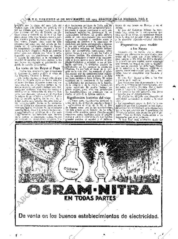 ABC MADRID 16-11-1923 página 8