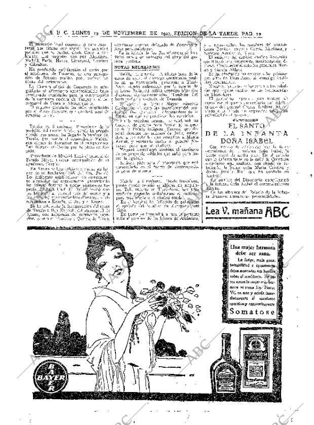 ABC MADRID 19-11-1923 página 12